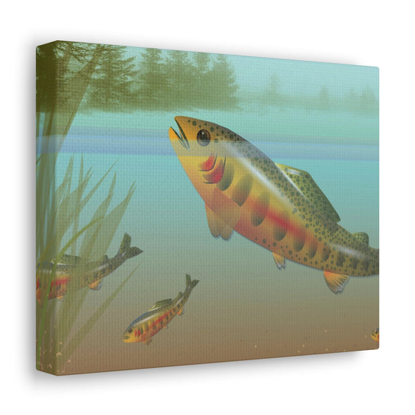 Golden Trout Canvas Gallery Wraps