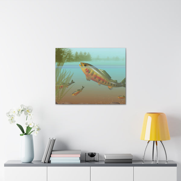 Golden Trout Canvas Gallery Wraps