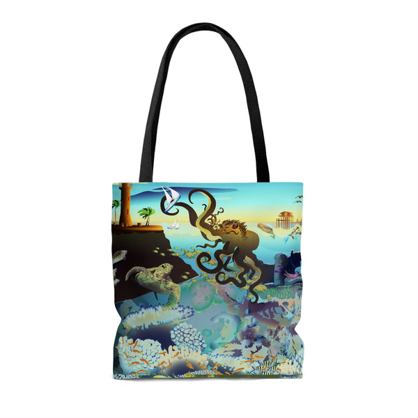 Above and Below Tote Bag