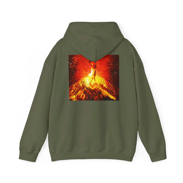 Madam Pele, Volcano Goddess Unisex Heavy Blend™ Hooded Sweatshirt