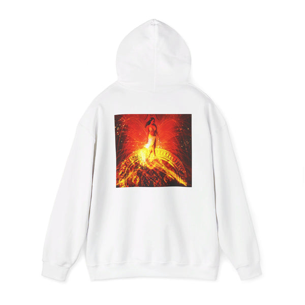 Madam Pele, Volcano Goddess Unisex Heavy Blend™ Hooded Sweatshirt