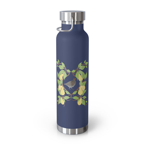 Partridge N Pear Copper Vacuum Insulated Bottle, 22oz