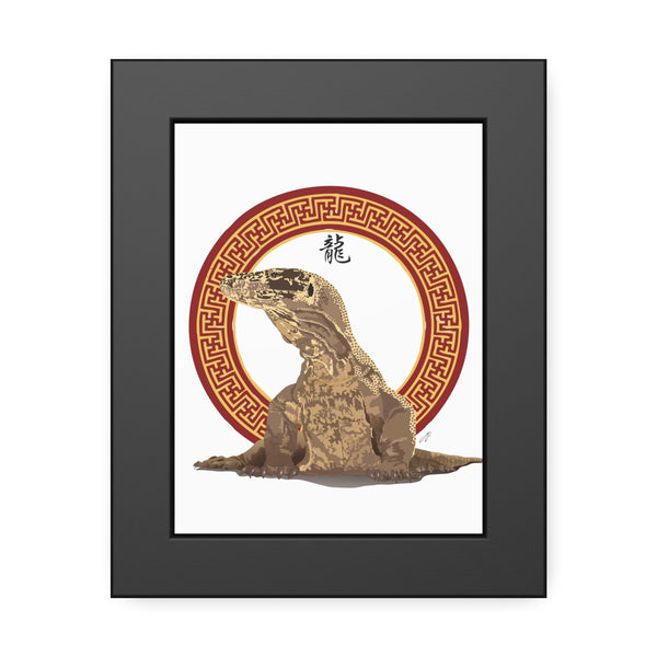 Komodo Dragon Framed Paper Posters