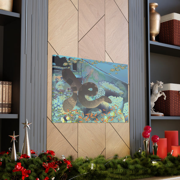 Sea Snake Canvas Gallery Wraps