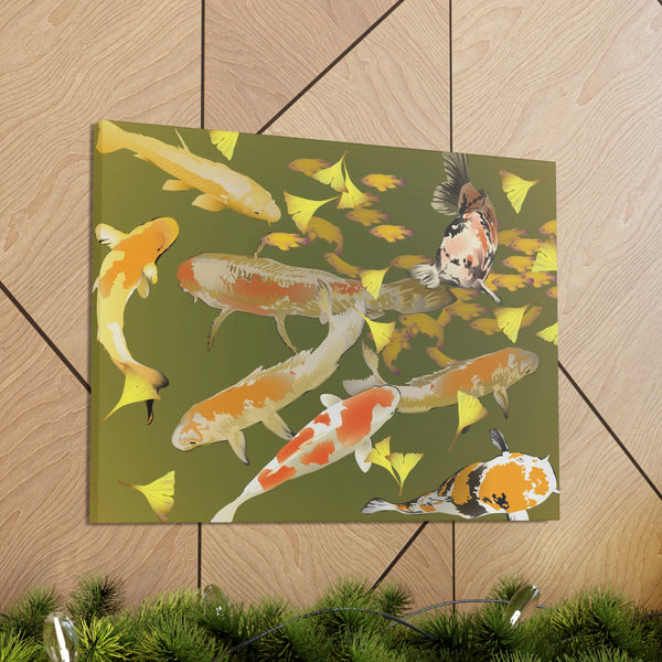 Koi Canvas Gallery Wraps