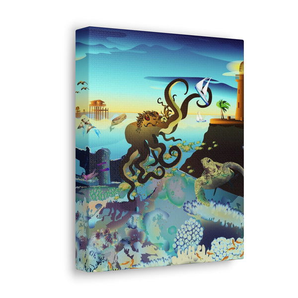 Above and Below Biscayne Bay  Canvas Gallery Wraps