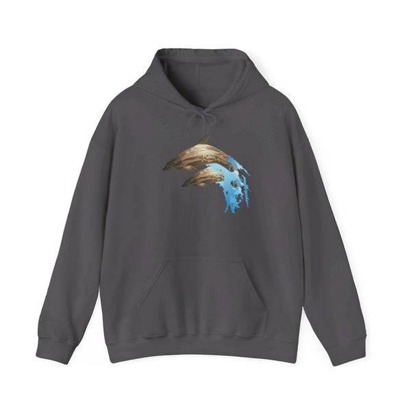 Dolphin Love Unisex Heavy Blend™ Hooded Sweatshirt