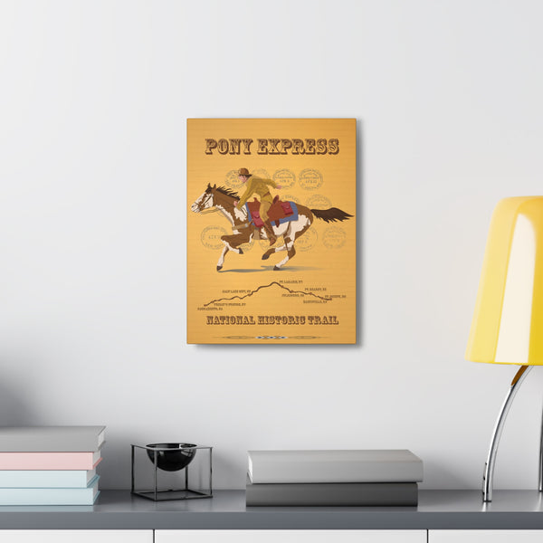 Pony Express Canvas Gallery Wraps