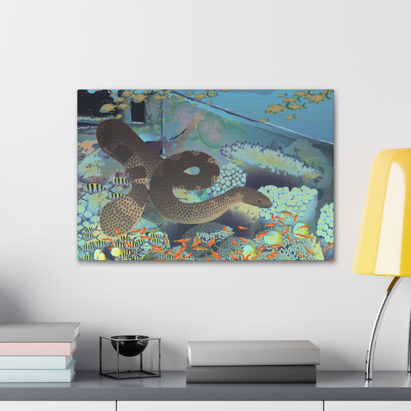 Sea Snake Canvas Gallery Wraps