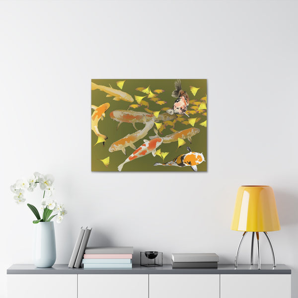 Koi Canvas Gallery Wraps