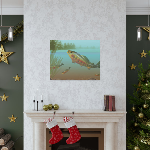 Golden Trout Canvas Gallery Wraps
