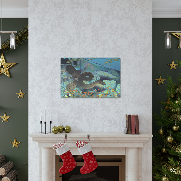 Sea Snake Canvas Gallery Wraps