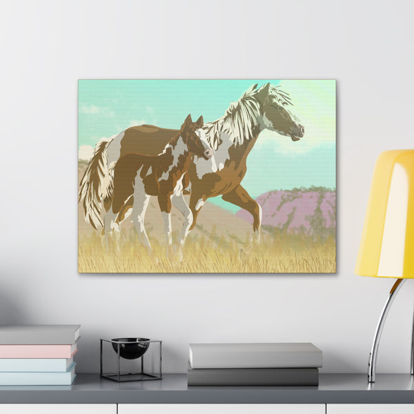 Mare and Colt Gallery Wraps