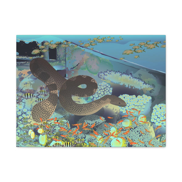 Sea Snake Canvas Gallery Wraps