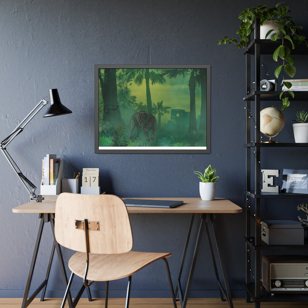Jungle Panther Framed Paper Posters