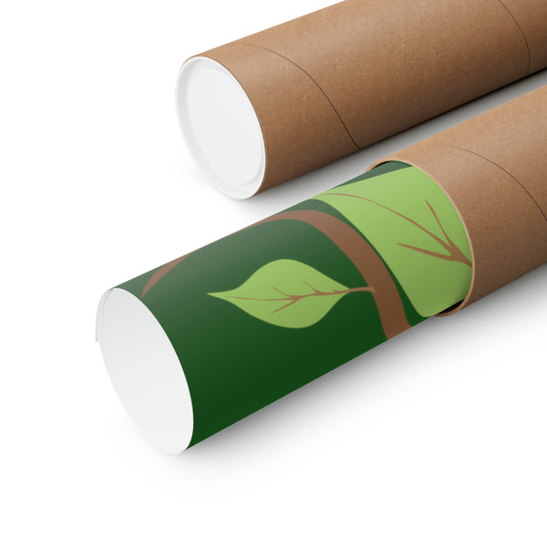 Four Colly Birds of Christmas Premium Matte vertical posters