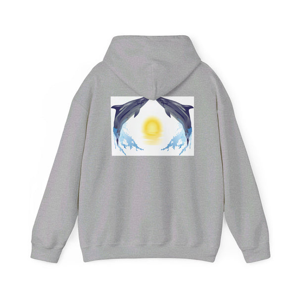 Dolphin Love Unisex Heavy Blend™ Hooded Sweatshirt