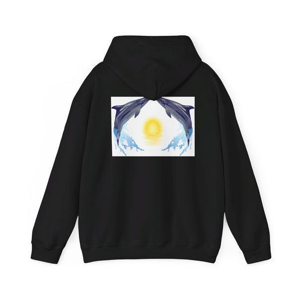 Dolphin Love Unisex Heavy Blend™ Hooded Sweatshirt