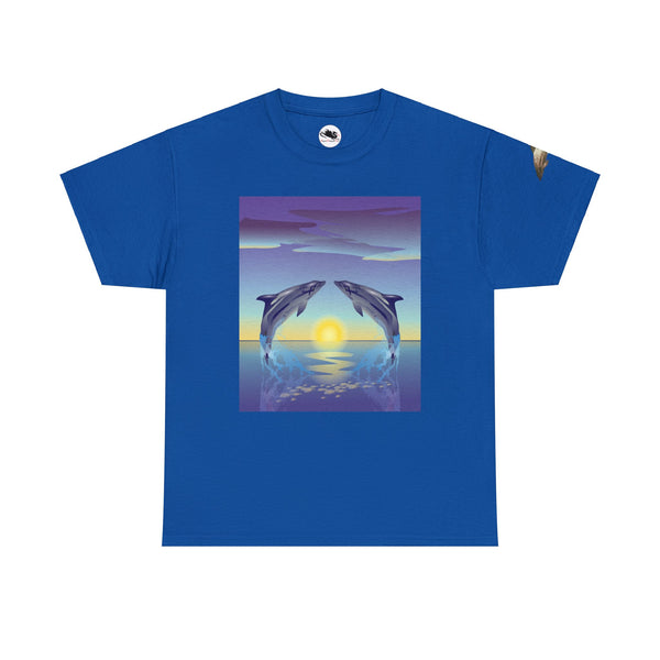Dolphin Love Unisex Heavy Cotton Tee