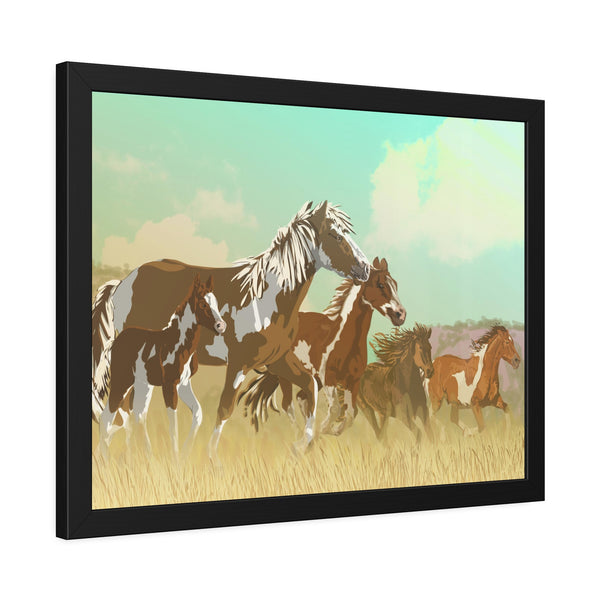 Mustangs Framed Paper Posters