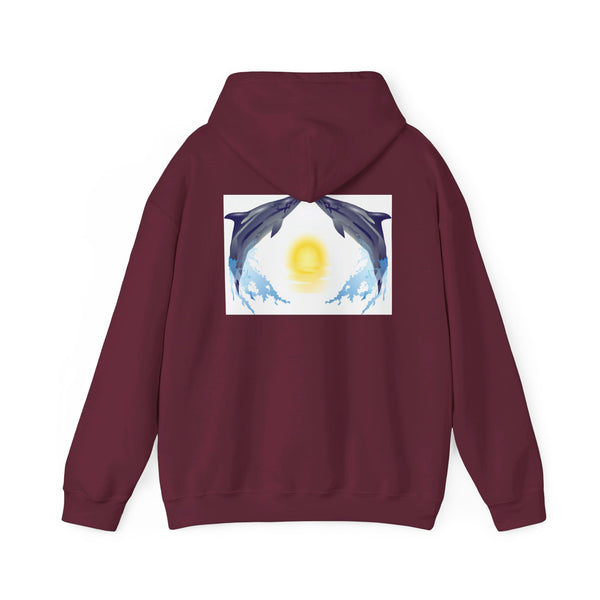 Dolphin Love Unisex Heavy Blend™ Hooded Sweatshirt