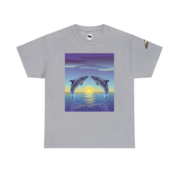 Dolphin Love Unisex Heavy Cotton Tee