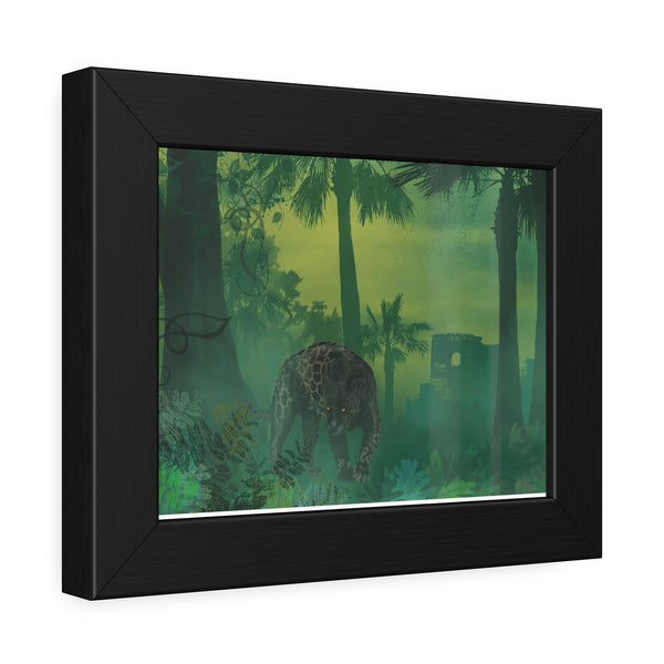 Jungle Panther Framed Paper Posters