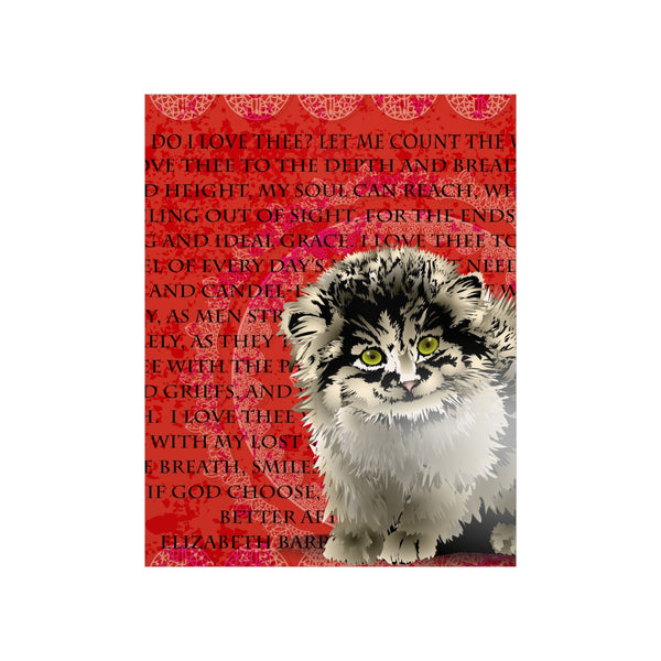 Pallas Cat Love Premium Matte vertical posters
