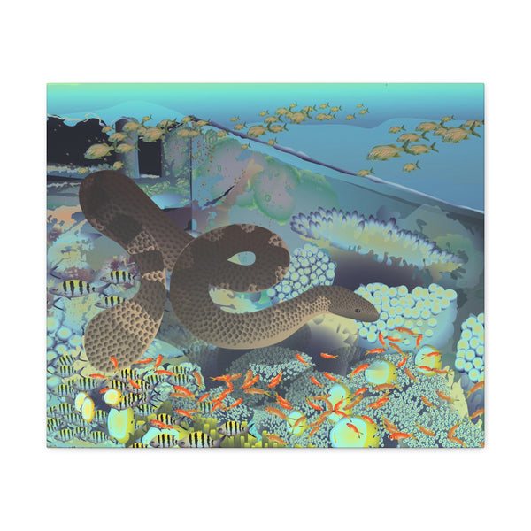 Sea Snake Canvas Gallery Wraps