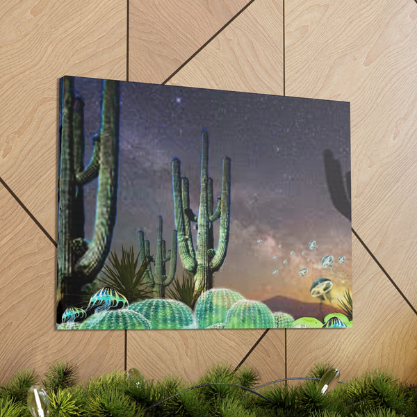 Cactus Glow Gallery Wraps