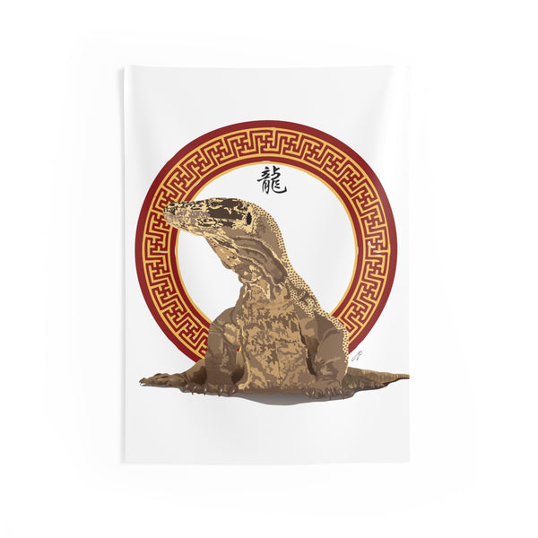 Komodo Dragon Indoor Wall Tapestries