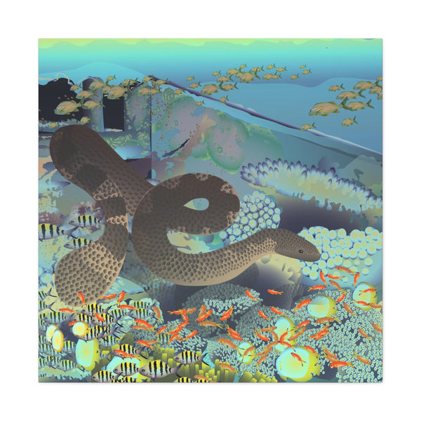 Sea Snake Canvas Gallery Wraps