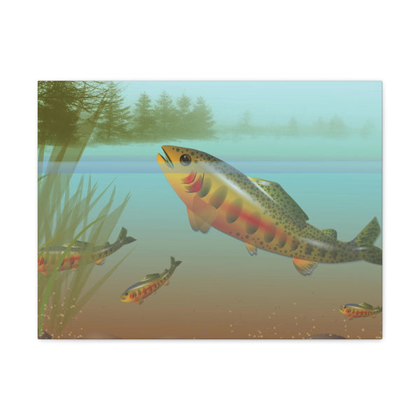 Golden Trout Canvas Gallery Wraps