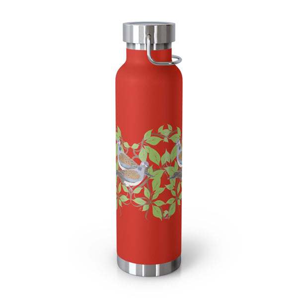 Two Turtle Doves Copper Vacuum Insulated Bottle, 22oz