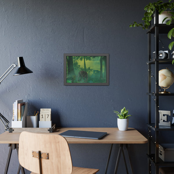 Jungle Panther Framed Paper Posters