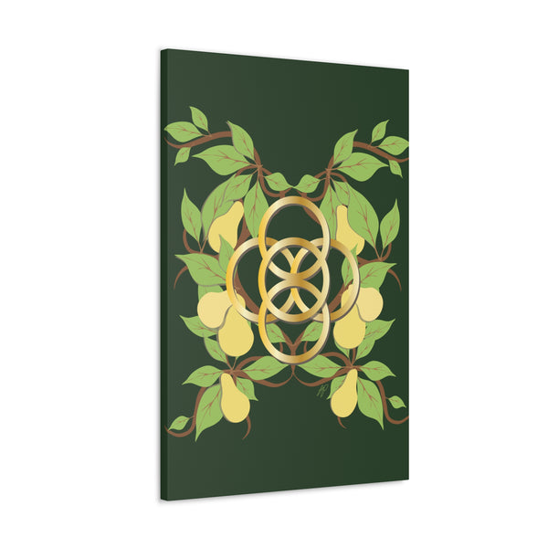 Five Golden Rings of Christmas  Canvas Gallery Wraps