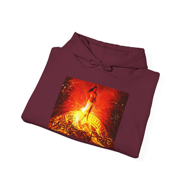 Madam Pele, Volcano Goddess Unisex Heavy Blend™ Hooded Sweatshirt