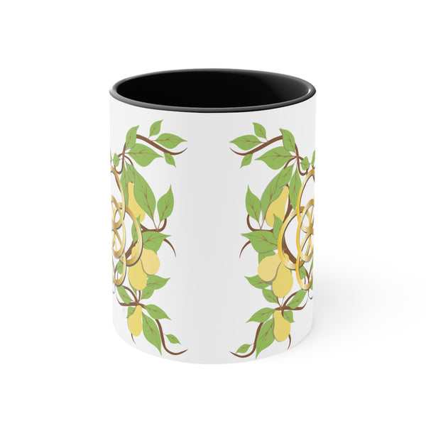 Five Golden Rings Accent Coffee Mug, 11oz