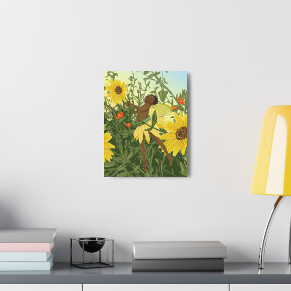Sunflower Fairy  Canvas Gallery Wraps