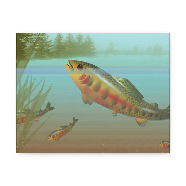 Golden Trout Canvas Gallery Wraps