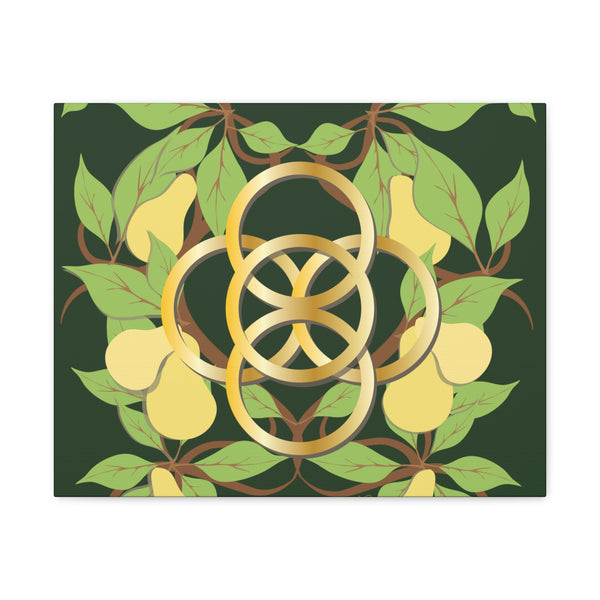 Five Golden Rings of Christmas  Canvas Gallery Wraps