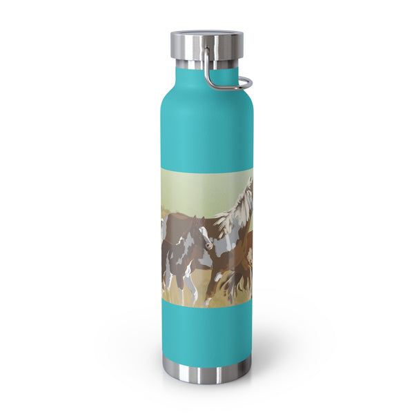 Mustangs Copper Vacuum Insulated Bottle, 22oz