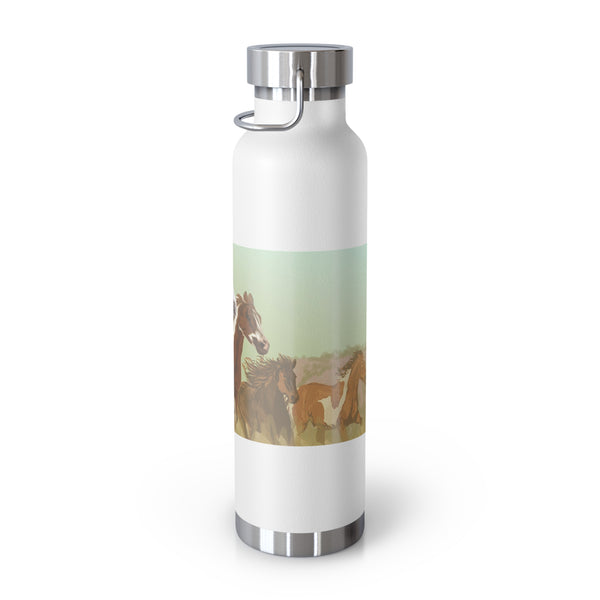 Mustangs Copper Vacuum Insulated Bottle, 22oz