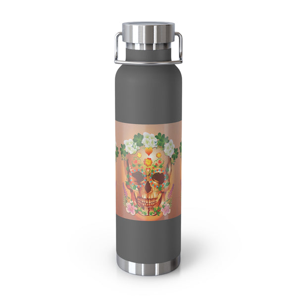 Dia de Muertos Copper Vacuum Insulated Bottle, 22oz