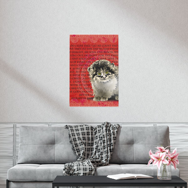 Pallas Cat Love Premium Matte vertical posters