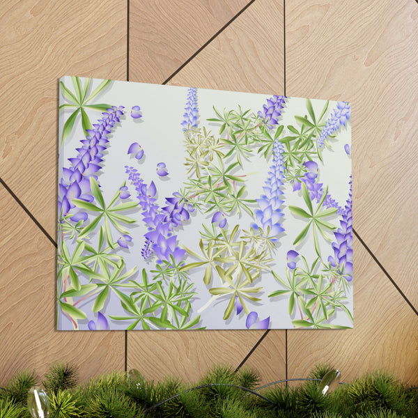Blue Bonnet Lupins Gallery Wraps