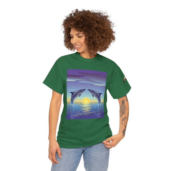 Dolphin Love Unisex Heavy Cotton Tee