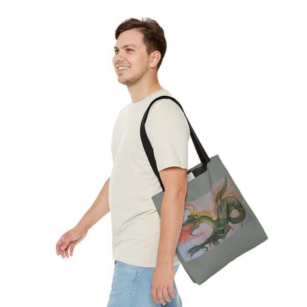 Doodle Dragon AOP Tote Bag