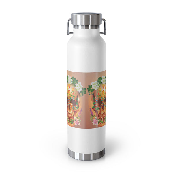 Dia de Muertos Copper Vacuum Insulated Bottle, 22oz