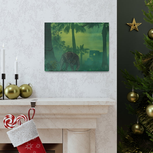Jungle Panther Canvas Gallery Wraps